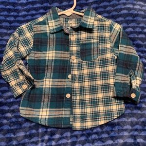 Baby flannel plaid